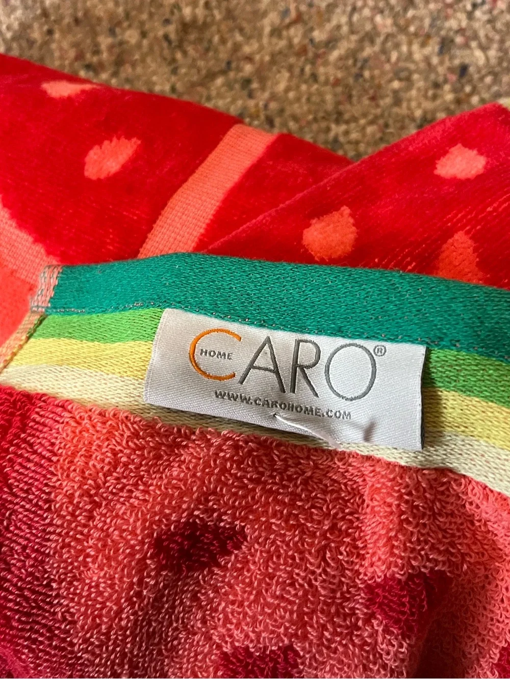 🆕 Caro Oversized Watermelon Beach Towel